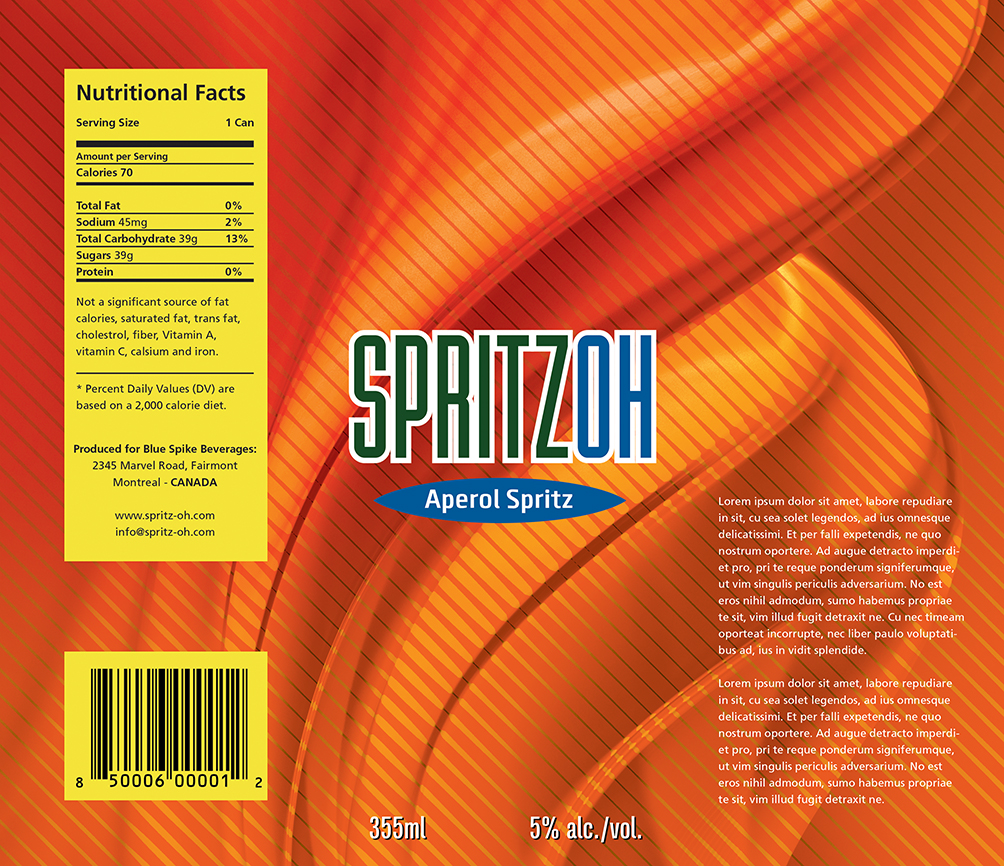 Design Graphique par The Freelance Designer pour Blue Spike Beverages | Design #18947678