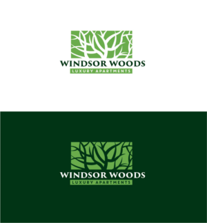 Windsor Woods or Windsor Woods Apartments | Logo Design by Birdcage