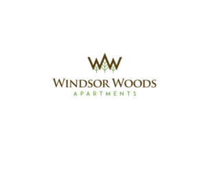 Windsor Woods or Windsor Woods Apartments | Logo Design by Buck Tornado