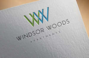 Windsor Woods or Windsor Woods Apartments | Logo Design by GLDesigns