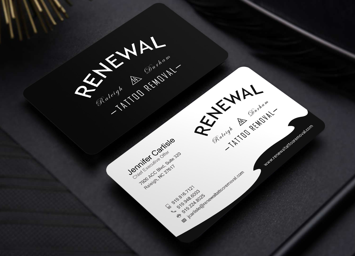 Diseño de Tarjeta de Presentación por Sandaruwan para Renewal Tattoo Removal | Diseño #18877371