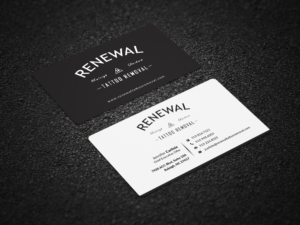 Visitenkarten-Design von Pointless Pixels India für Renewal Tattoo Removal | Design: #18874442