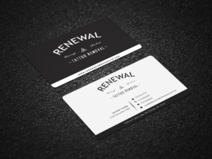 Diseño de Tarjeta de Presentación por Pointless Pixels India para Renewal Tattoo Removal | Diseño #18875582