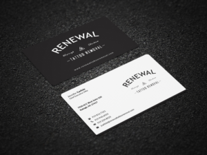 Diseño de Tarjeta de Presentación por Pointless Pixels India para Renewal Tattoo Removal | Diseño: #18875586