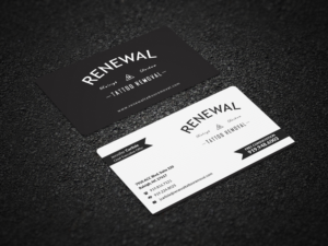 Diseño de Tarjeta de Presentación por Pointless Pixels India para Renewal Tattoo Removal | Diseño: #18875984