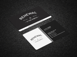 Diseño de Tarjeta de Presentación por Pointless Pixels India para Renewal Tattoo Removal | Diseño: #18876242