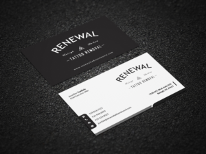 Diseño de Tarjeta de Presentación por Pointless Pixels India para Renewal Tattoo Removal | Diseño: #18881367