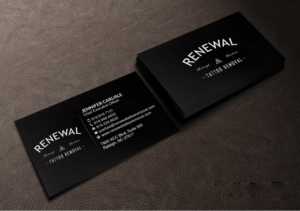 Diseño de Tarjeta de Presentación por Creations Box 2015 para Renewal Tattoo Removal | Diseño: #18878585
