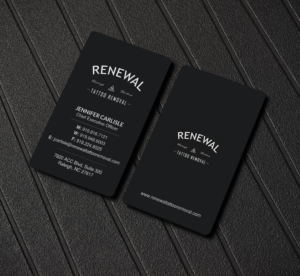 Visitenkarten-Design von Creations Box 2015 für Renewal Tattoo Removal | Design: #18878596
