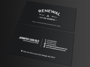 Visitenkarten-Design von chandrayaan.creative für Renewal Tattoo Removal | Design: #18881823