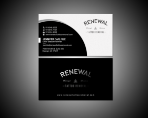 Diseño de Tarjeta de Presentación por chandrayaan.creative para Renewal Tattoo Removal | Diseño: #18883703