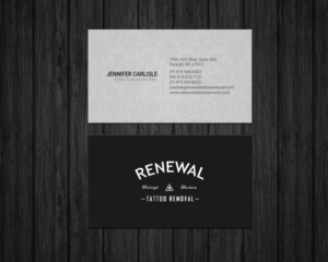 Visitenkarten-Design von chandrayaan.creative für Renewal Tattoo Removal | Design: #18883718