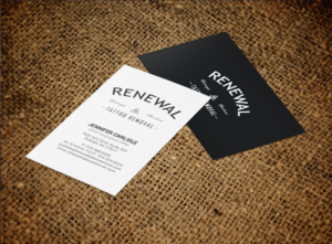 Diseño de Tarjeta de Presentación por chandrayaan.creative para Renewal Tattoo Removal | Diseño: #18883727