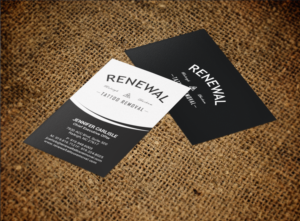 Diseño de Tarjeta de Presentación por chandrayaan.creative para Renewal Tattoo Removal | Diseño: #18884055