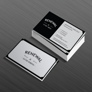 Diseño de Tarjeta de Presentación por Creative Jiniya para Renewal Tattoo Removal | Diseño: #18878940