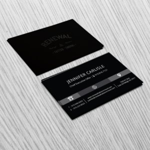 Diseño de Tarjeta de Presentación por Creative Jiniya para Renewal Tattoo Removal | Diseño: #18878941