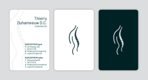 Business card for Chiropractic clinics needs reworked / redesigned | Business Card Design by MIND
