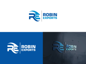 Robin Exports or just RE | Diseño de Logo por Slant Line Media