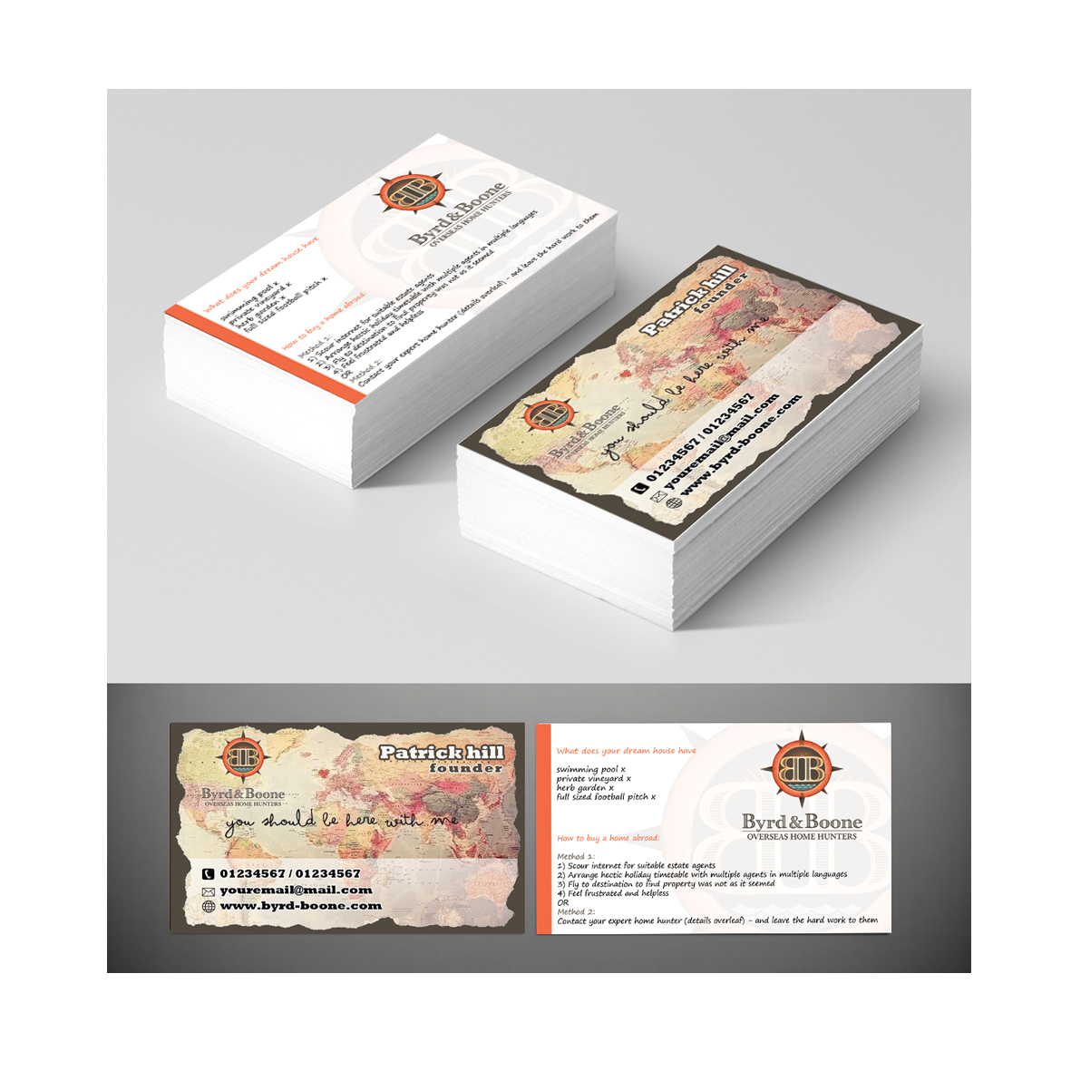 Visitenkarten-Design von Harshan für Copperstone Trading S.L. B57836884 | Design #2913819