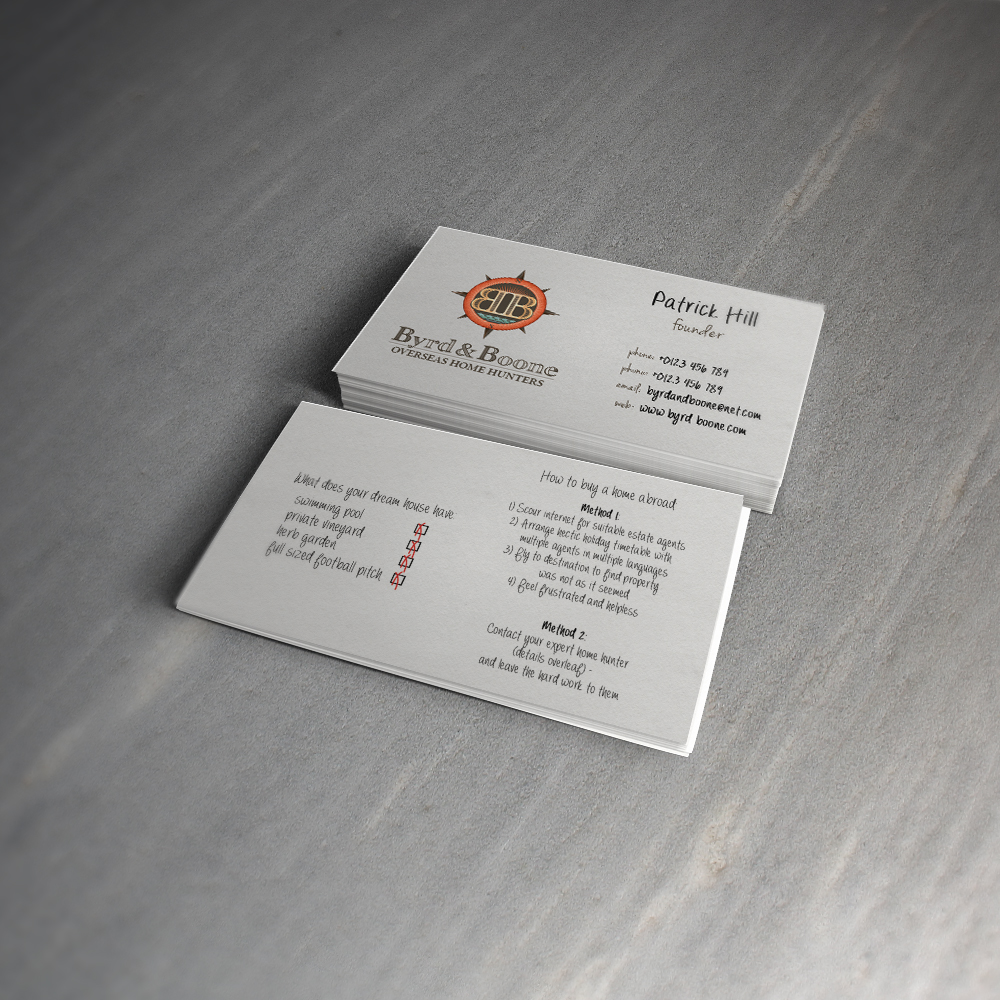 Visitenkarten-Design von Ron Mickey für Copperstone Trading S.L. B57836884 | Design #2845561