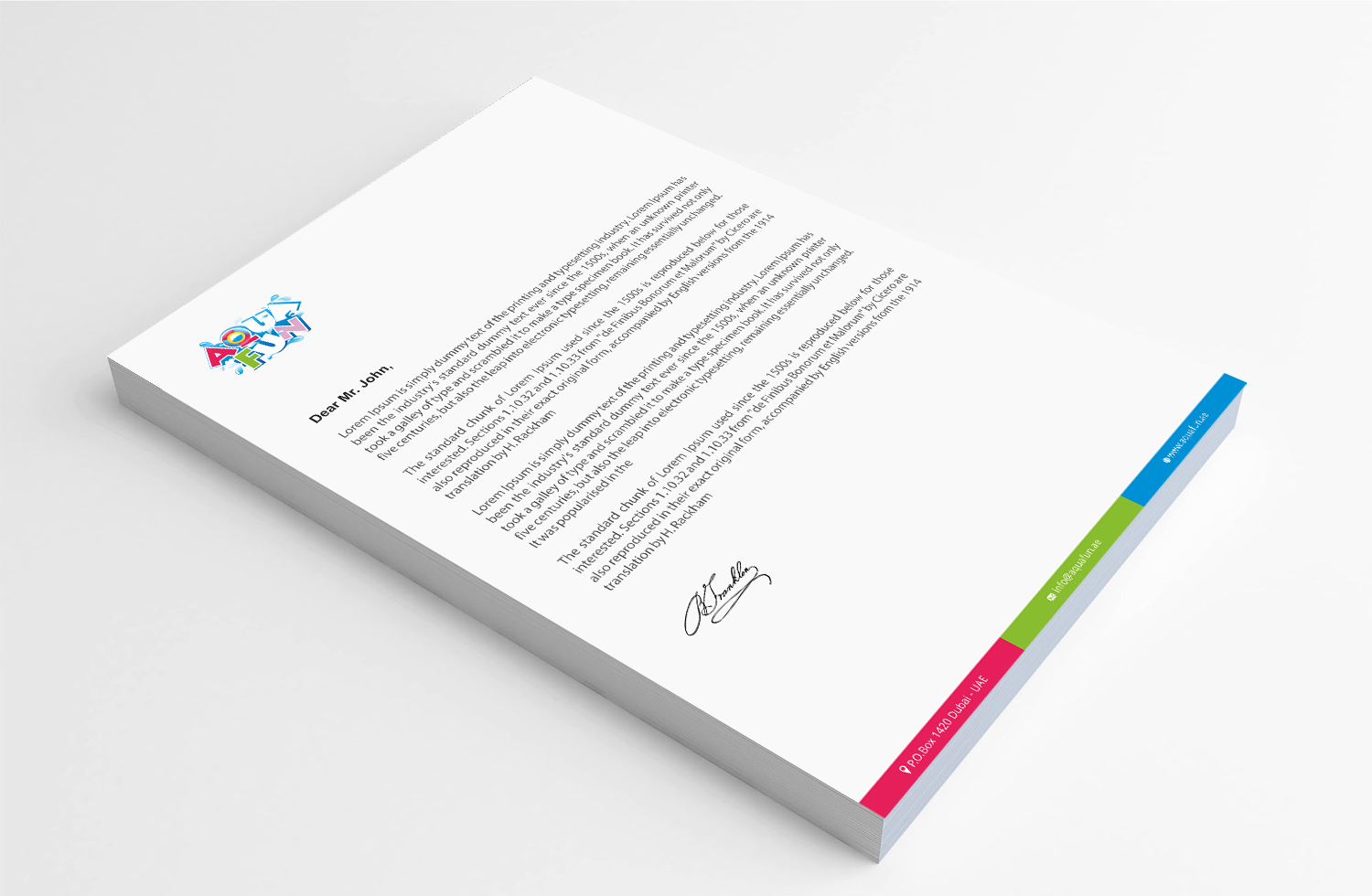 Letterhead Design by Infinitive Technology for this project | Design #18869662
