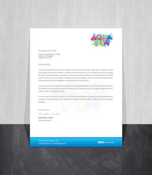 Letterhead Design by Creations Box 2015 for this project | Design: #18868159