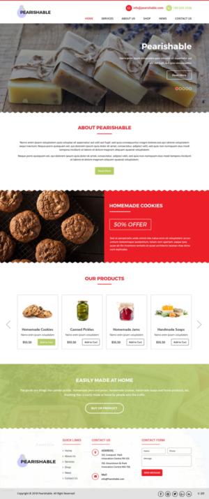 Web Design par pb pour ce projet | Design : #18878088