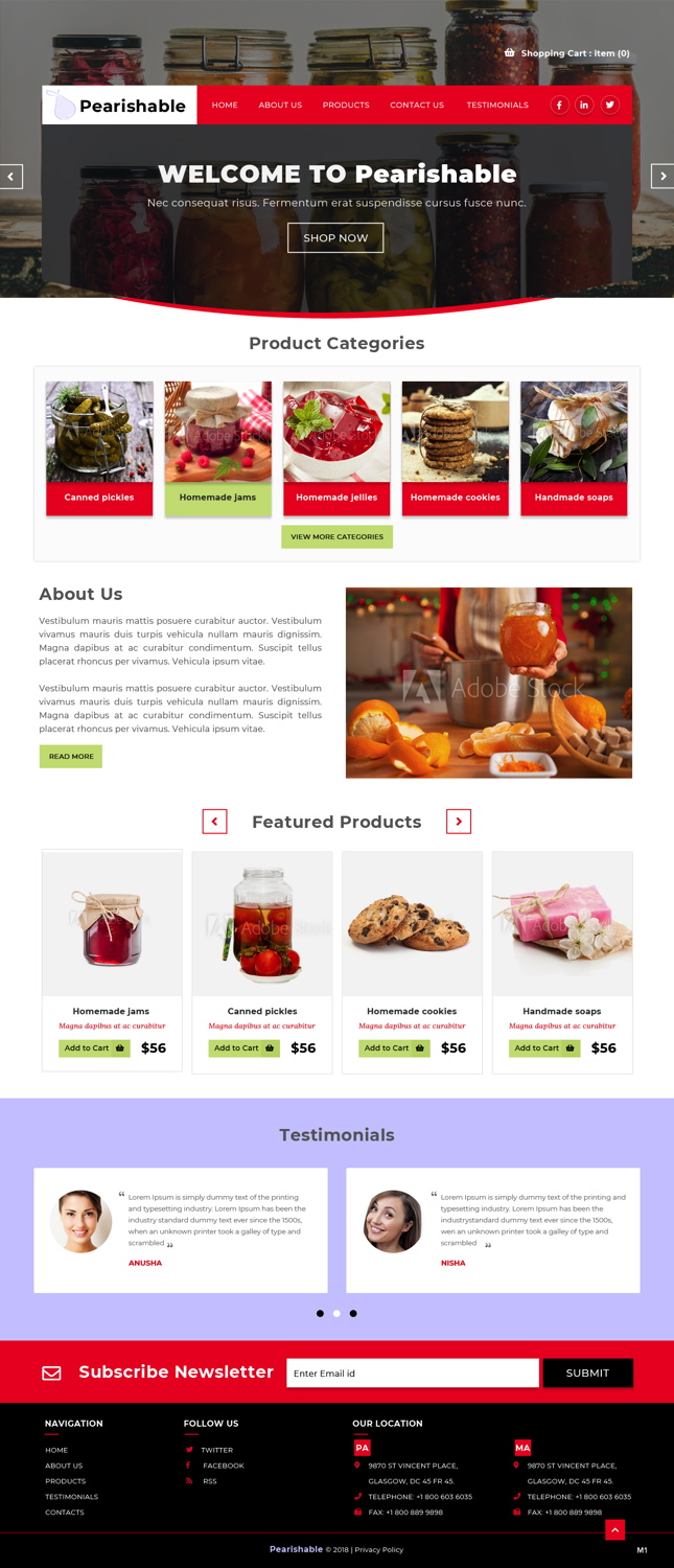 Web Design by pb for this project | Design #18878099