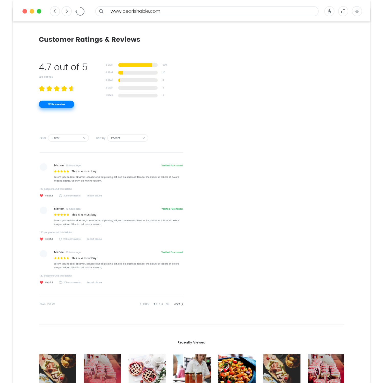 Web Design by Marc Ray for this project | Design #18921289