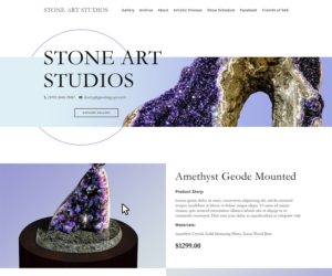 Web Design by Carl Gordon Media for The Geode Guys | Design: #20025217