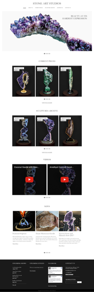 Web Design by Limecom for The Geode Guys | Design: #19997400