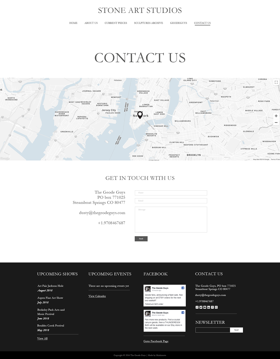 Web Design by Limecom for The Geode Guys | Design #19997423