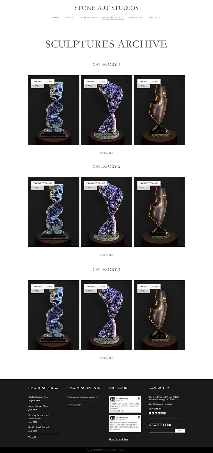 Web Design by Limecom for The Geode Guys | Design #19997425
