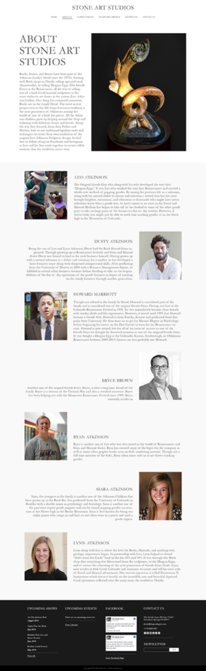 Web Design by Limecom for The Geode Guys | Design: #19997426