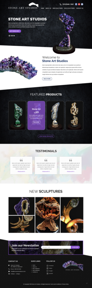 Diseño Web por pb para The Geode Guys | Diseño: #19987900