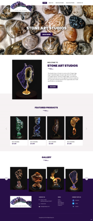 Diseño Web por pb para The Geode Guys | Diseño: #19987909