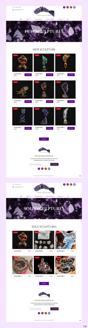Diseño Web por pb para The Geode Guys | Diseño: #20074471