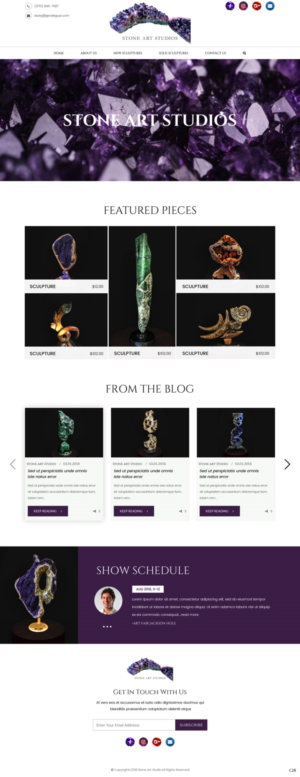 Diseño Web por pb para The Geode Guys | Diseño: #20074472