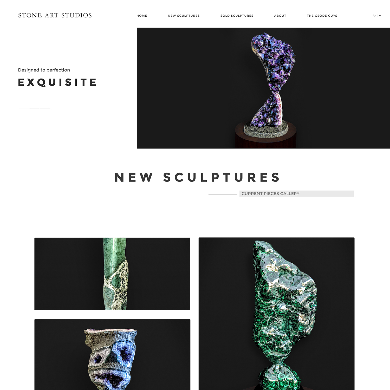 Web Design par DominicDesign pour The Geode Guys | Design #19986135