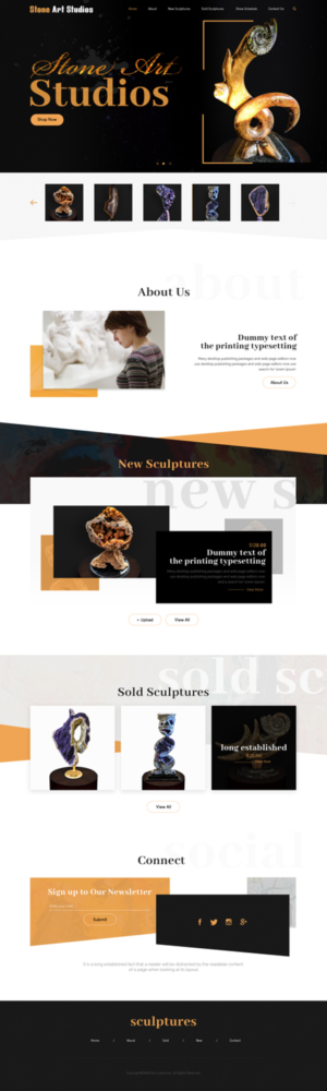 Web Design by sai.designer87 for The Geode Guys | Design: #19992055