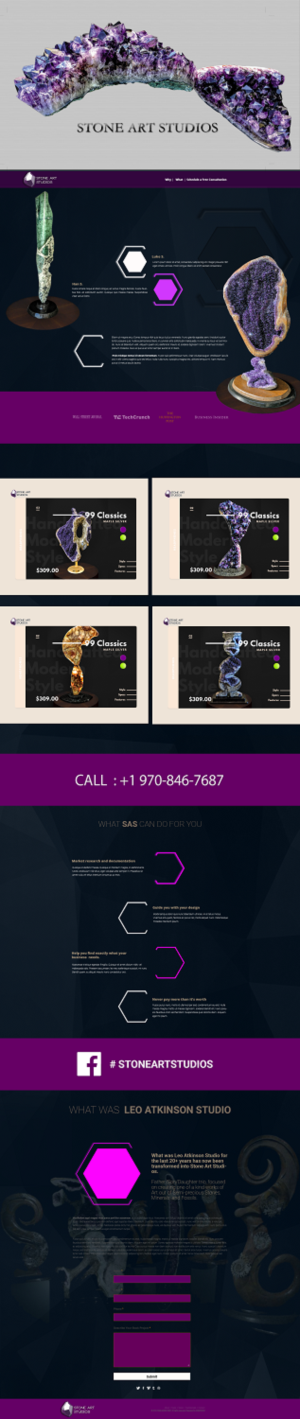Diseño Web por Grebowiec Peter para The Geode Guys | Diseño: #20021466