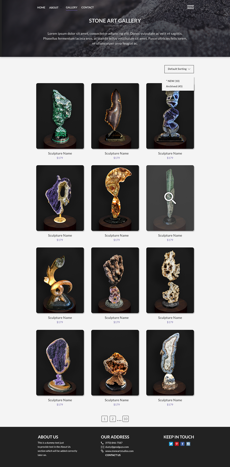 Web Design by Lovella for The Geode Guys | Design #19989859