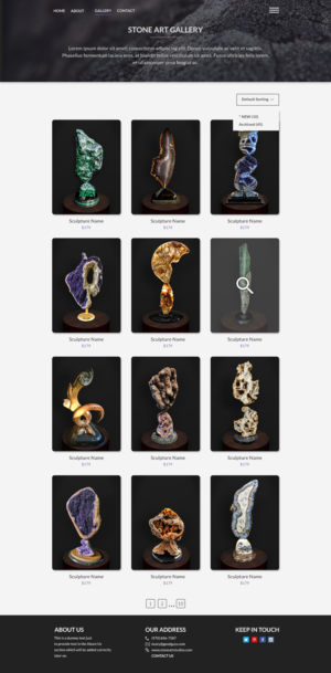 Web Design by Lovella for The Geode Guys | Design: #19989859