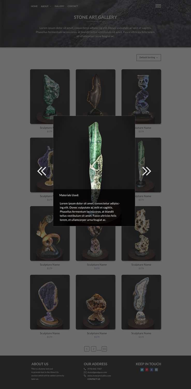 Web Design by Lovella for The Geode Guys | Design #19989867