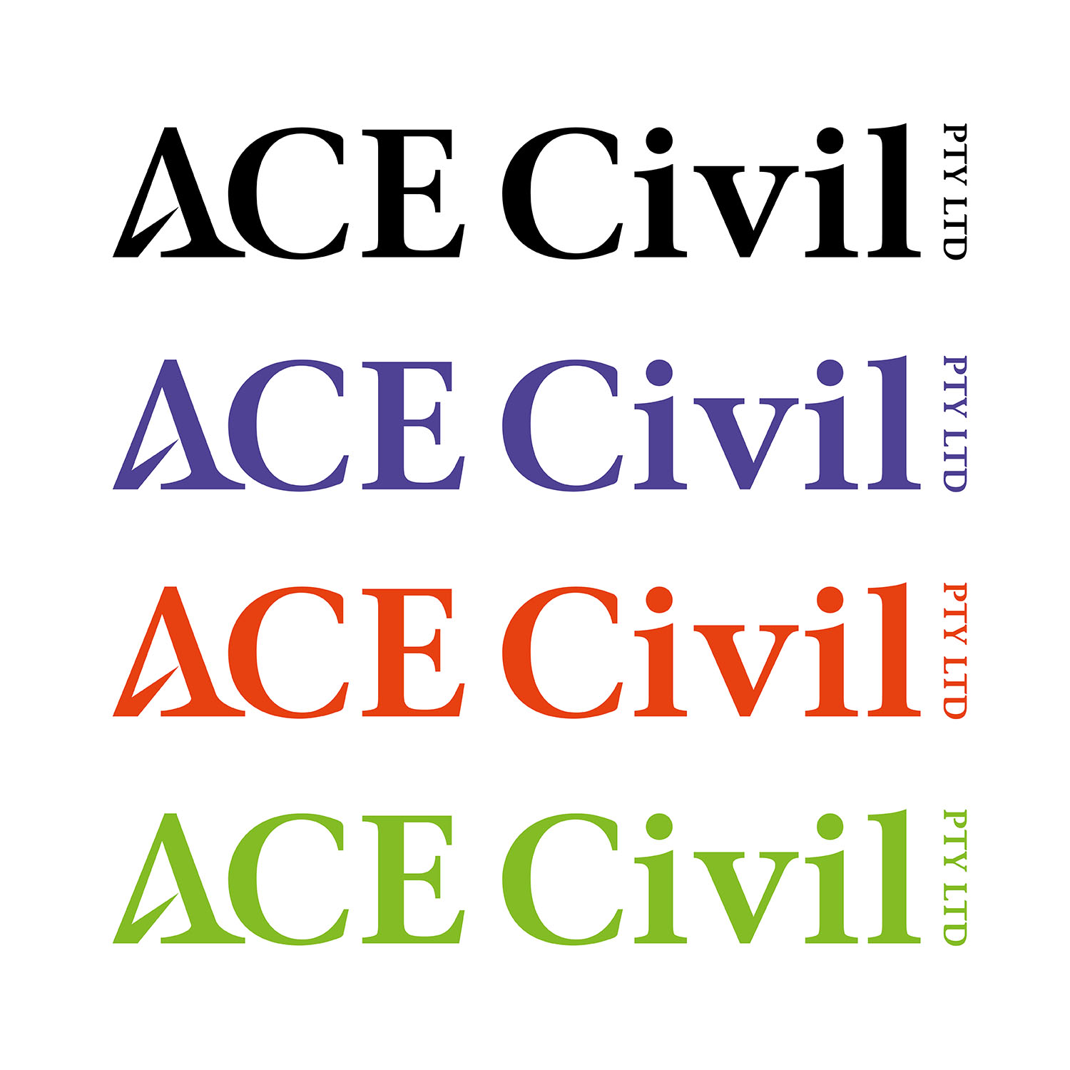 Logo Design by galingdesigns for ACE Civil Pty Ltd | Design #18883659