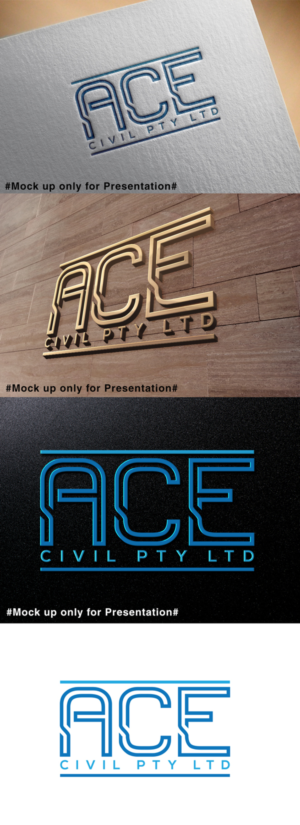 Logo-Design von designmind78 für ACE Civil Pty Ltd | Design: #18875073
