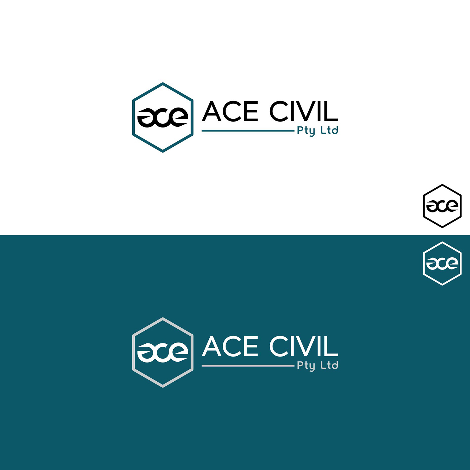 Logo Design by theJangAbayz for ACE Civil Pty Ltd | Design #19996548