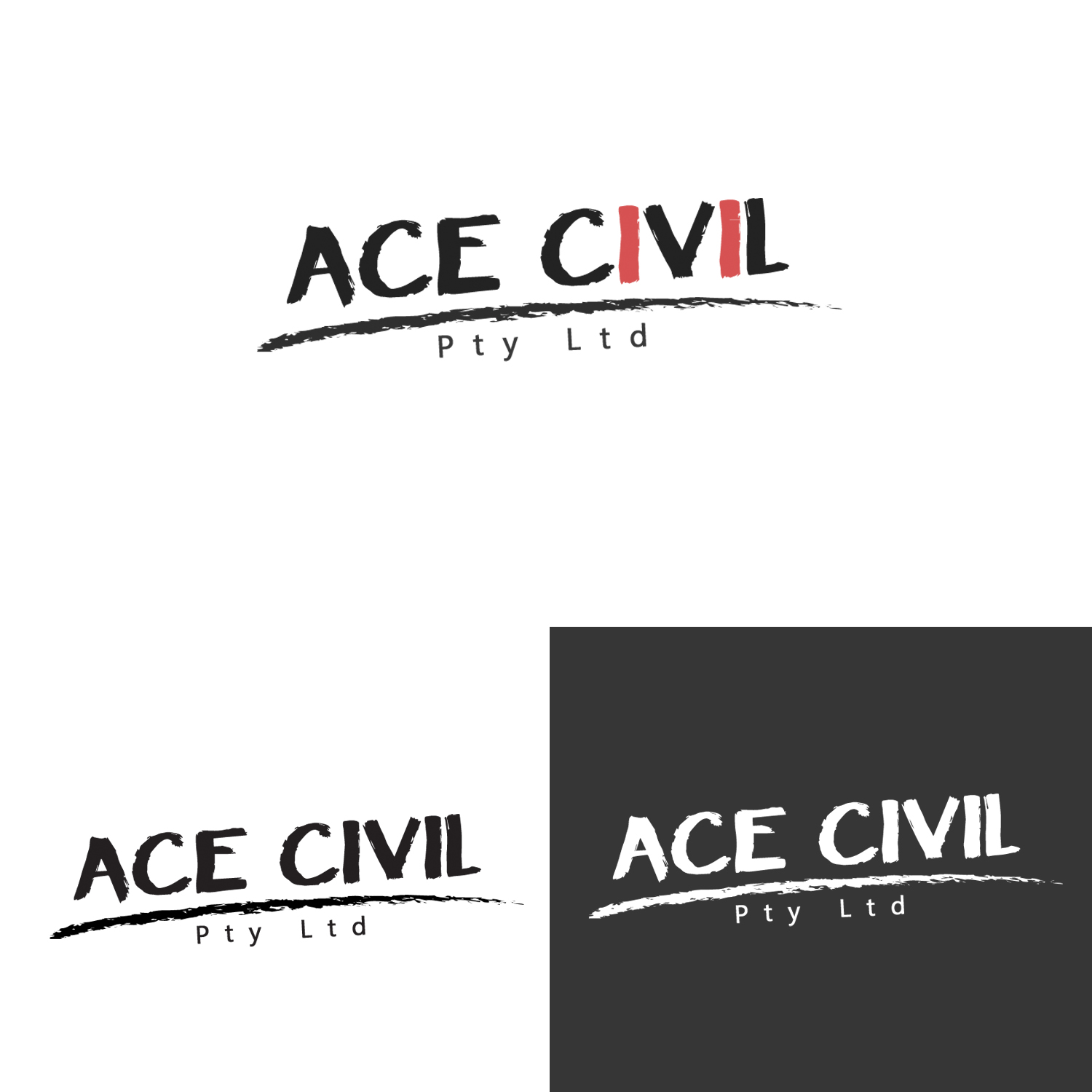 Logo Design by Mo_VFX for ACE Civil Pty Ltd | Design #20043968