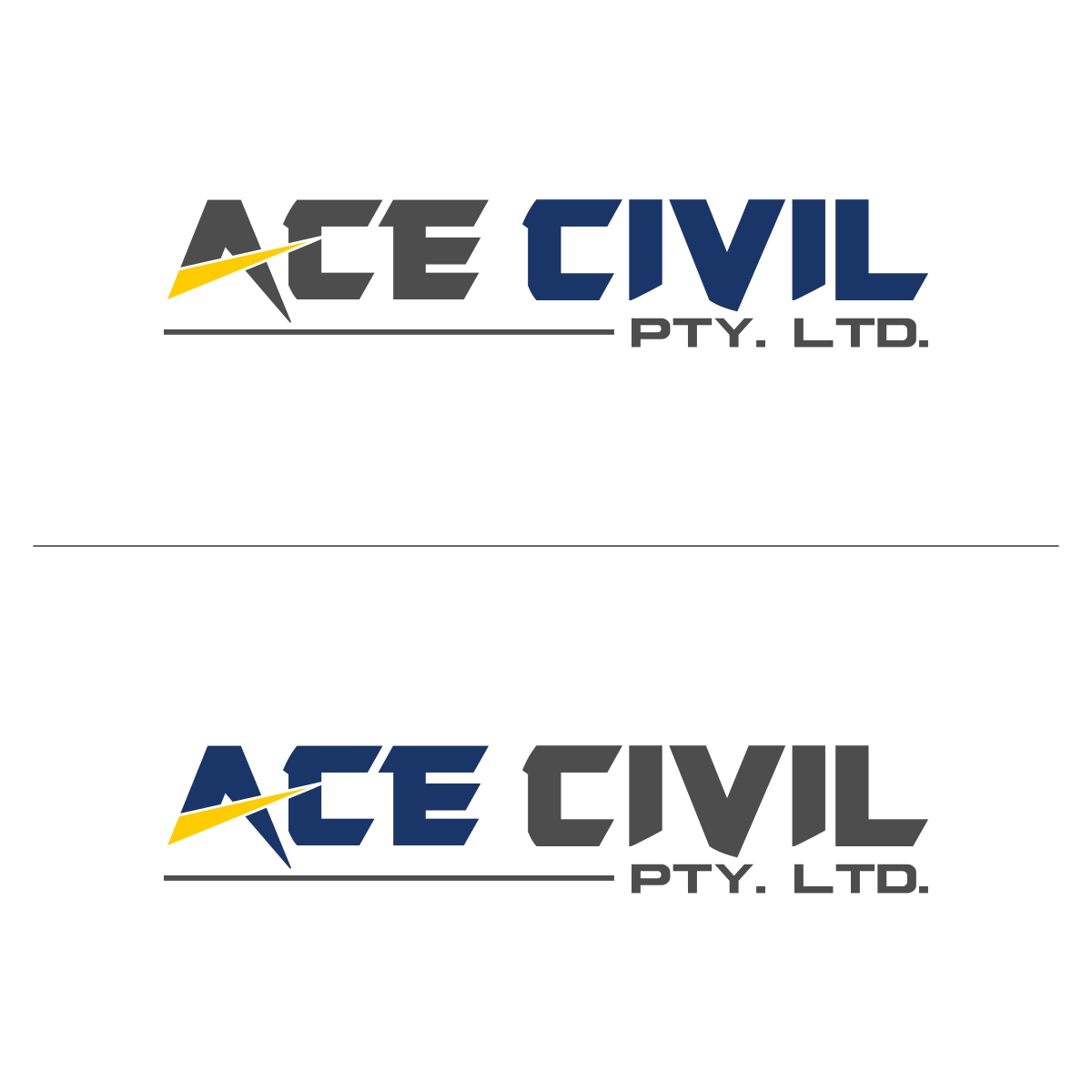 Logo Design by Nelson Brai for ACE Civil Pty Ltd | Design #20615588