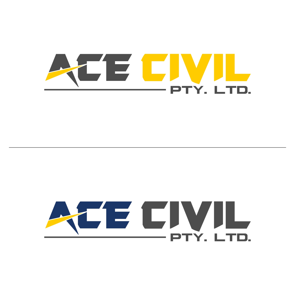 Logo Design by Nelson Brai for ACE Civil Pty Ltd | Design #20615590